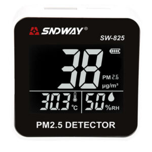 SNDWAY SW-825 Digital Air Quality Monitor Laser PM2.5 Detector Gas Temperature Humidity Monitor