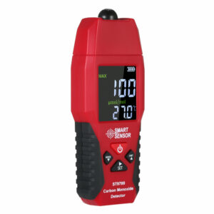 ST9700 Handheld 2 in 1 CO Gas Detector Temperature Meter Carbon Monoxide Analyzer Air Quality Monitor Gas Leak Analyzers LCD Color Display