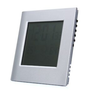 Solar Battery Wireless Weather Station Clock Temperature Sensor Meter Humidity Thermometer