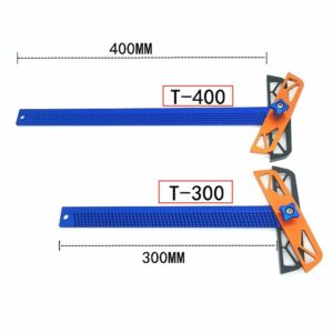 T300/T400 Multifunction T-shaped Square Angle Ruler Aluminum Alloy Scriber Measuring Marking Tool Gauge