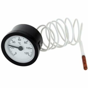 TS-W53 0-120 Centigrade Dial Thermometer Capillary Water Liquid Temperature Gauge with 1.5m Sensor