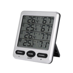 TS-WS-10 LCD Digital Thermometer Hygrometer with 3 Remote Sensor Hygrometer Wireless Weather Station