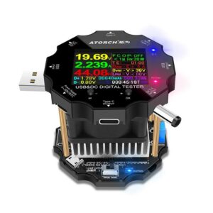 UB18L Color APP Battery Tester Electronic Load 18650 Capacity Monitor Indicator Discharge Charge Usb Meter