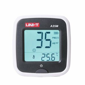 UNI-T® A25M PM2.5 Meter Air Quality Monitor Temperature Measuring LCD Backlight Celsius /Fahrenheit Unit Switching