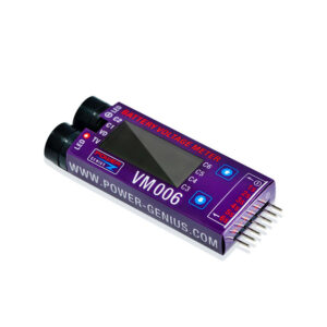 VM006 1-6S DC 3.0-27.0V LiPo Battery Accurate 1mV Battery Voltage Meter LCD Liquid Crystal Display A