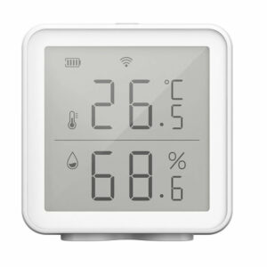 WiFi Smart Temperature Humidity Sensor Monitor Compatible with Alexa Google Assistant