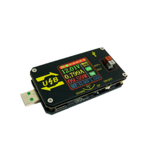 XY-UDP CNC USB Color Screen Power Supply Voltage Step-down Module Constant Voltage Constant Current 5V to 9V 12V 24V USB Voltage Controller USB Tester