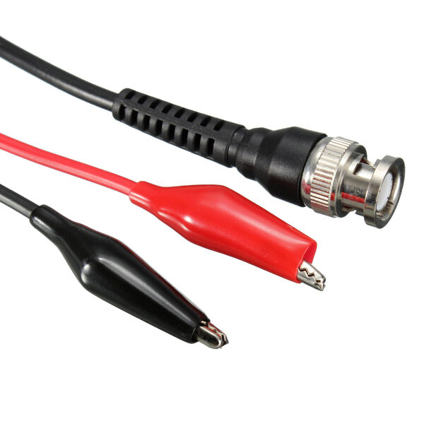 Y101 1Pcs 1.1M 50Ω Pure Copper BNC  To Alligator Clip Test Cable Oscilloscope Q9 Test Line