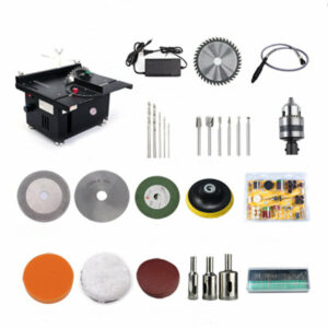 100V-240V Mini Household Table Saws Woodworking Micro Precision Bench Saws Multifunctional Cutting Machine