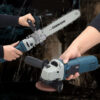 11000r/min 220V 1000W Electric Angle Grinder Chainsaw Bracket DIY Cutting Tools