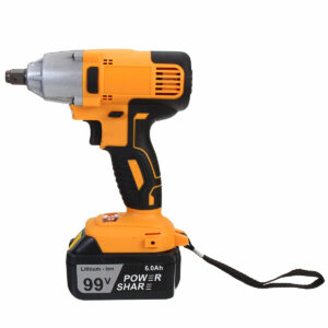 12000mAh 320Nm Electric Powerful Cordless Impact Wrench LED Light Torque Drill Machine