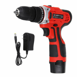 12/18/21V Electric Power Torque Impact Drill Cordless Hammer Screwdriver 25+3 35NM-56NM Power Tool W/ 1pc Battery