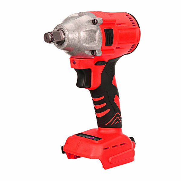 18V 1/2'' 10000mAh Brushless Cordless Impact Wrench 350Nm Electric Drilling Tool with LED Light