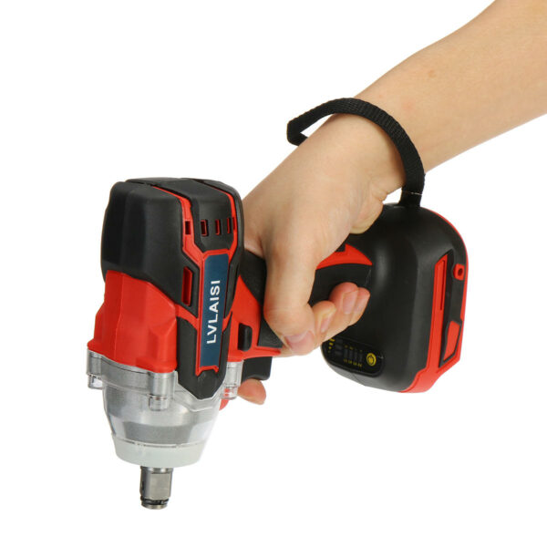 18V 520N.m. Li-Ion Cordless Impact Wrench Driver 1/2'' Electric Wrench Replacement for Makita Battery