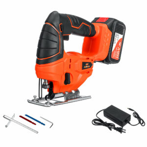 20000mAh 198TV Electric Cordless Jig Saw Variable Speed Power Tools Metal Wood Cutting Machine