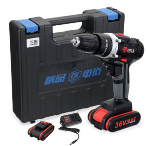 36V Electric Cordless Drill 28NM Brushless Screwdriver With LED Rechargeable Battery