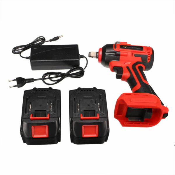 388VF 520N.M High Torque Brushless Impact Wrench Cordless Rechargable Electric Socket Wrench Also Adapted To Makita Battery