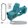 8 Inch Cordless Brushless Electric Chain Saw Portable Chainsaw Wood Cutter Power Tool For Makita 18V Battery