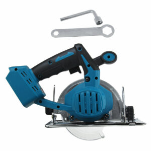 Blue Electric Circular Saw 125mm Saw Blade Brushless Multi-Angle Cutting Suitable For Makita 18v Battery