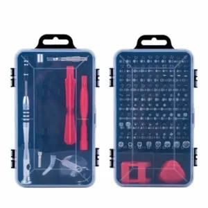 110 in 1 Insulation Screwdriver Set With Tweezer Magnetic Bits Kits DIY Watch Phone Electronics Repairing Tools