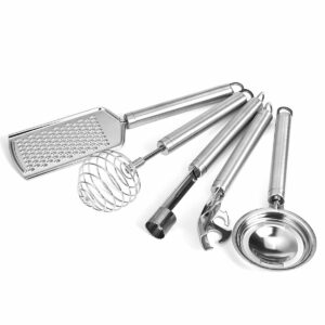 18pcs Kitchen Utensils Set Stainless Steel Non Stick Silica Gel Cooking Tools Kit