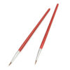 1Pce Short Handle Artist Paint Brush Set Round Shape Nylon Hair Hook Line Pen Brush Set