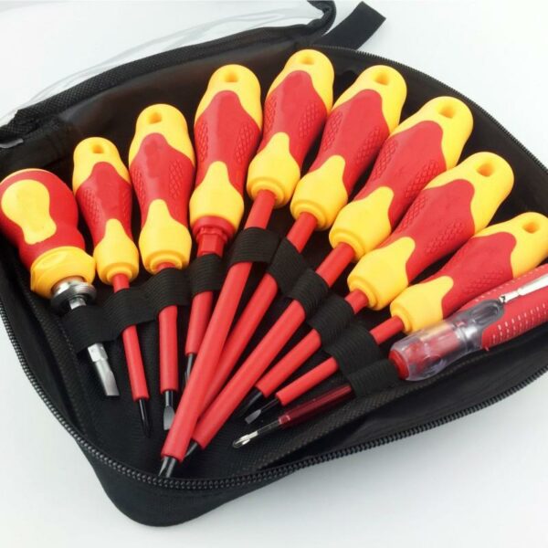 2028E 10pcs Electronic Insulated Hand Screwdriver Tools Accessory Set