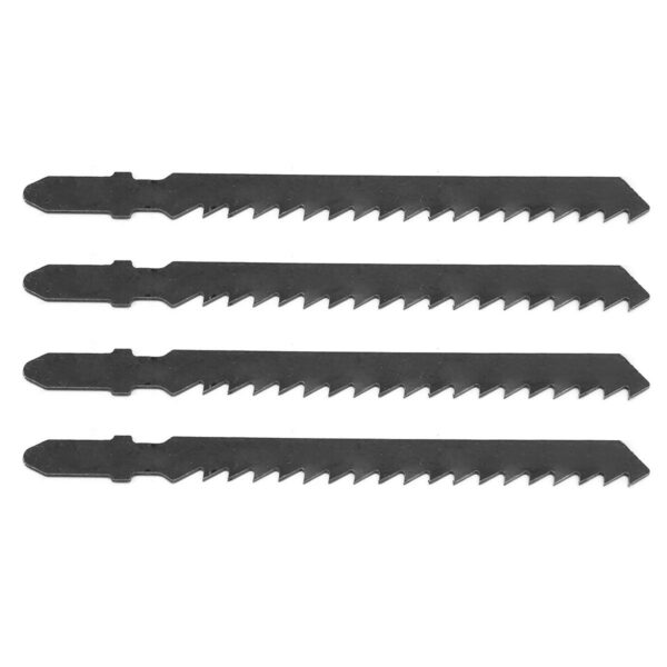25pcs T144D Black HCS T Shank Jigsaw Blades Wood Plastic Metal Fast Cutting Tools