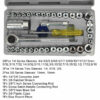 40Pcs Car Repair Tool Set Wrench Combo Spanner Tools Kit Chrome Vanadium Steel