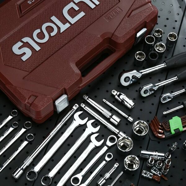 46PCS Universal Car Repair Tool Ratchet Set Torque Wrench Combination Bit A Set Of Keys Multifunction DIY Toos