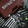 47PCS Universal Car Repair Tool Ratchet Set Torque Wrench Combination Bit A Set Of Keys Multifunction DIY Toos