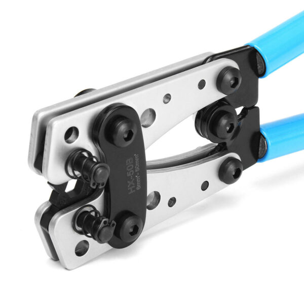 6-50mm² Terminal Cable Y.O Plug Crimper Crimping Plier Rotatable Lug Crimper