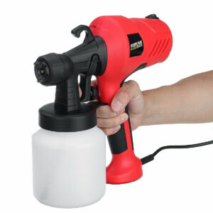 800W Electric Paint Spray Guns Airless Handheld Sprayer Machine Kit Air W/ 4 Nozzles