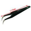 BEST BST-ESD-15 High Quality Stainless Steel Curved Tweezer
