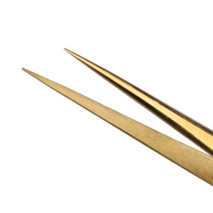 BEST BST-SS-SA Gold Plated Tip Tweezer Precision Tweezers Laid Special Hard Wear-resistant Stainless Steel Tweezer