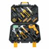 CREST 105095 Household Electric Screwdriver Repair Kit Tools with Plastic Toolbox