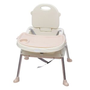 Folding Baby High Chair Convertible Play Table Seat Booster Toddler Feeding Tray Wheel