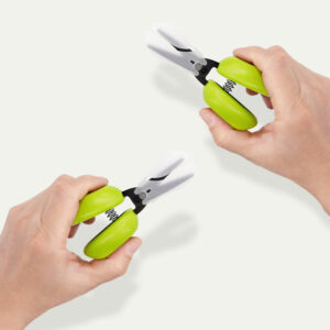 HARAC Green Hasegawa Blade Safety Scissors Handmade Shear Paper Pinking Cutter  Mini Portable Scissors