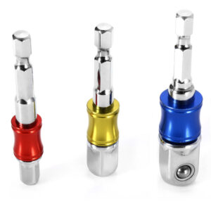 JACKLY 3PCS Hex Socket Driver Extension Bar Adapter For Electric Screwdriver Tool