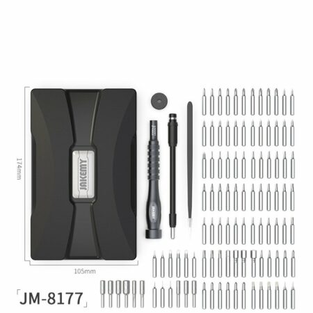 Jakemy-8177 106Pcs Multi-function Magnetic Precision Screwdriver Set W/93 Bits Socket Hex Torx For Phone Tablet Eletronics Repair Tool