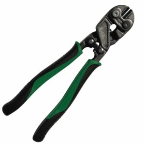 LAOA 8 Inch Bolt Cutters Cr-Mo Steel Wire Cutters 5.2MM Max Cutting Round Nose Scissors 58HRC with Black Coating Treatment
