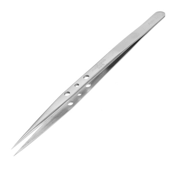MECHANIC Aaa-12 Precision Pointed Tweezer Stainless Steel Lengthened Thickening Medical Anti-Static Tweezer