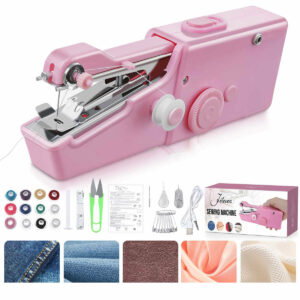 Mini Cordless Sewing Machine Portable Handheld Stitch Machine Household Clothes Silk Wool Fabrics Sewing Machine