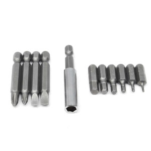 PENGGOOG 0634 11Pcs Magnetic Screwdriver Bits Slotted Phillips Torx S2 Alloy Steel H6 Electric Screwdriver with Wind Batch Hand Tool