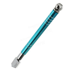 Portable Glass Cutter Anti Slip Handle Diamond Minerals Tipped Glass Cutter for 2-19mm Glass