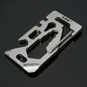Sanrenmu SK016D  Mini Multi Tools Kit Nail Puller Wrench Opener Keychain