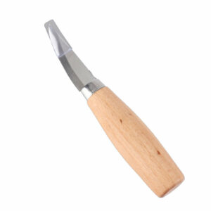 Stainless Steel Beech Wood Scimitar Carving Knife Wood Cutter Design Carving Knife