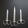 Stainless Steel Scissors Stitch Removal Scissors Tissue Scissors Curved Nozzle Straight Nose Welding Piece Scissors Jewelry Equipment