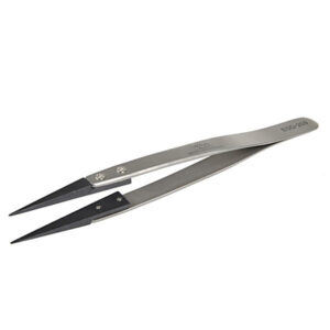 Vetus ESD 259 Handle Stainless Tweezers with 8pcs Exchengeable Tips