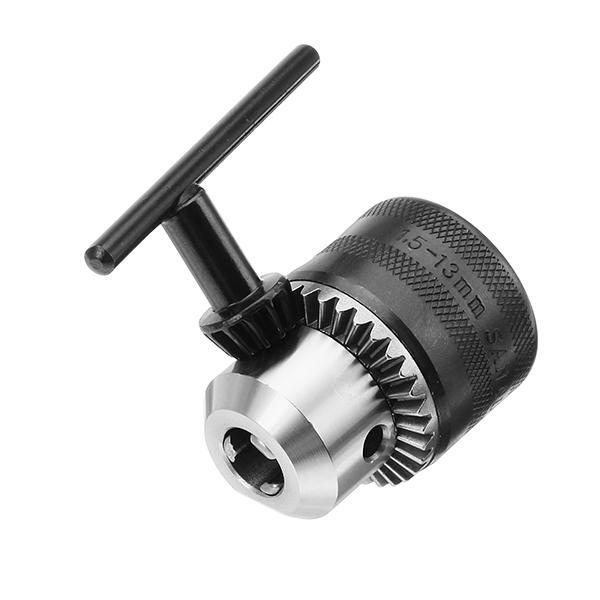 1.5-13mm Metal Stable Keyed Drill Chuck 1/2 Inch 20 UNF Thread With Connecting Rod
